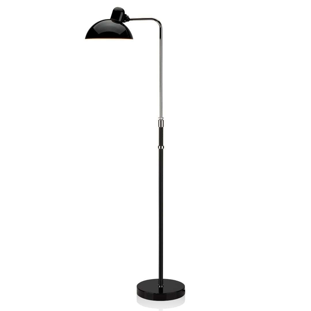 Produktbillede af Kaiser Idell 6580-F Gulvlampe Sort Fritz Hansen i premium kvalitet