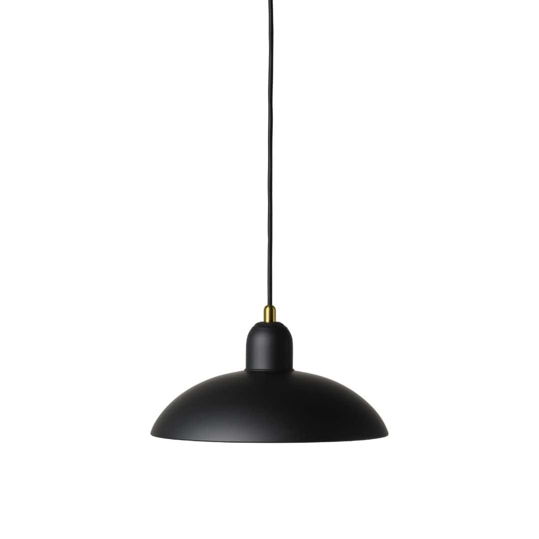 Produktbillede af Kaiser Idell 6631-P Pendel Mat Sort/Messing Fritz Hansen i premium kvalitet