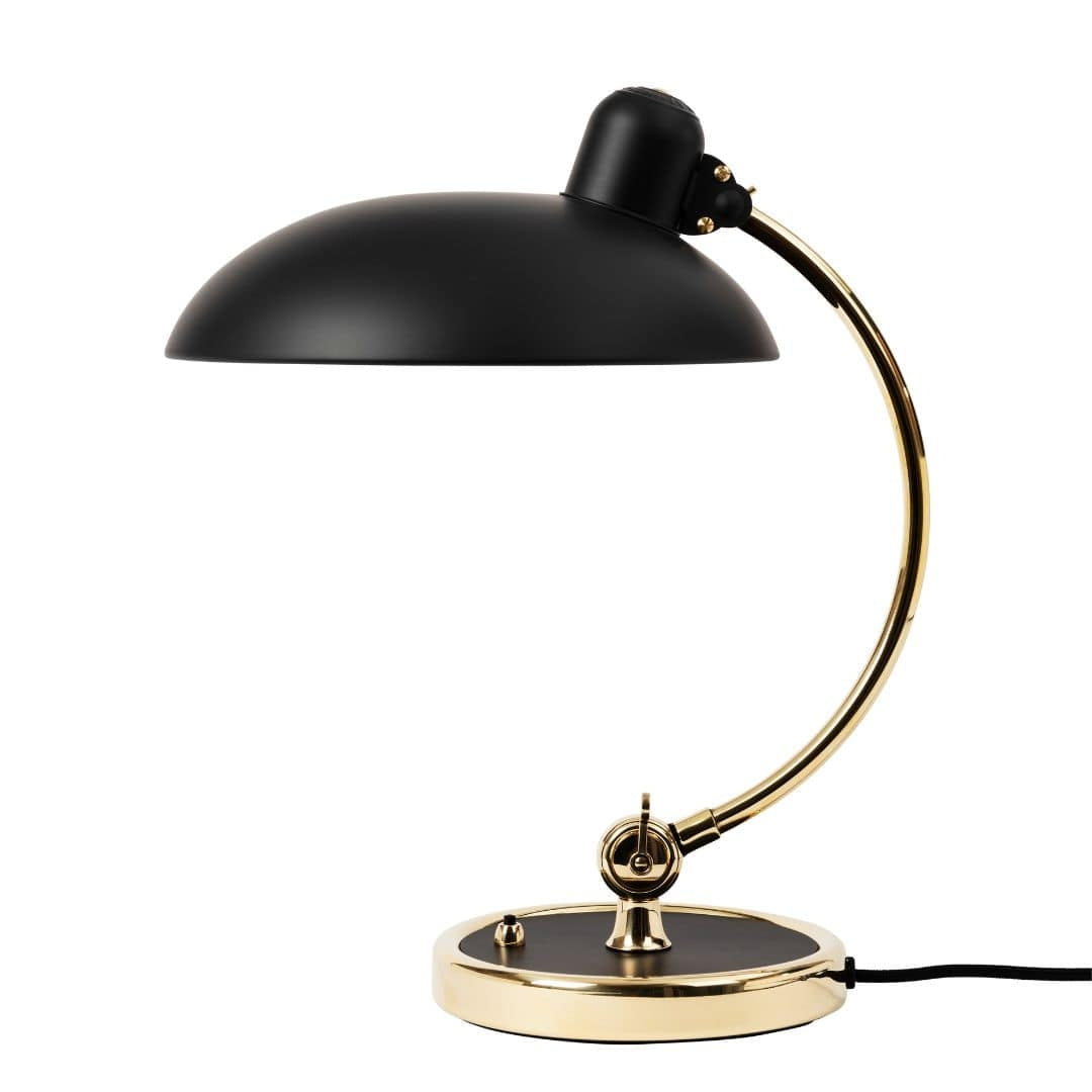 Produktbillede af Kaiser Idell 6631-T Luksus Bordlampe Sort-Messing Fritz Hansen i premium kvalitet