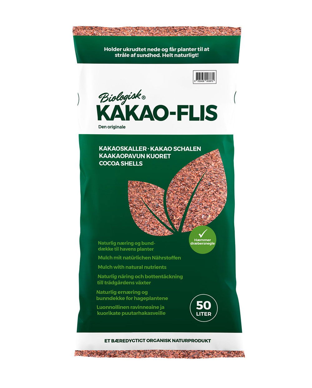 Produktbillede af Kakao-flis 50 liter på tilbud i høj kvalitet