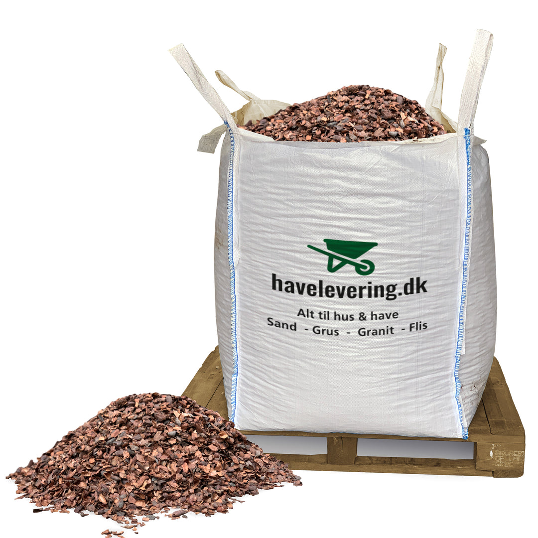 Produktbillede af Kakao-flis i bigbag Frit leveret i hele DK på tilbud i høj kvalitet