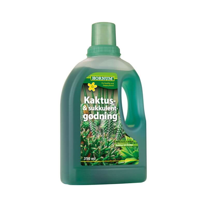 Produktbillede af HORNUM Kaktus- og sukkulent gødning 350 ml på tilbud i høj kvalitet