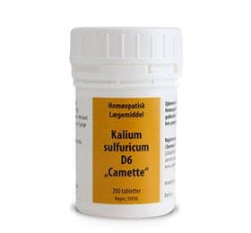 Se Camette Kalium sulf. D6 Cellesalt 6 - 200 tbl. ❤ Kæmpe udvalg i Blandet ❤ Hurtig levering: 1 - 2 Hverdage samt billig fragt - Varenummer: HG-26260 og barcode / Ean: '9120016848821 på lager - Udsalg på Sundhed Spar op til 67% - Over 454 design mærker på udsalg
