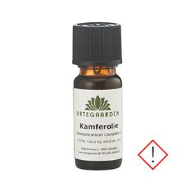 Detaljeret produktbillede af Urtegaarden Kamferolie Æterisk 10 ml X på tilbud