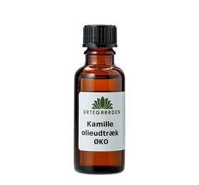 Detaljeret produktbillede af Urtegaarden Kamilleolieudtræk ØKO 30ml. på tilbud