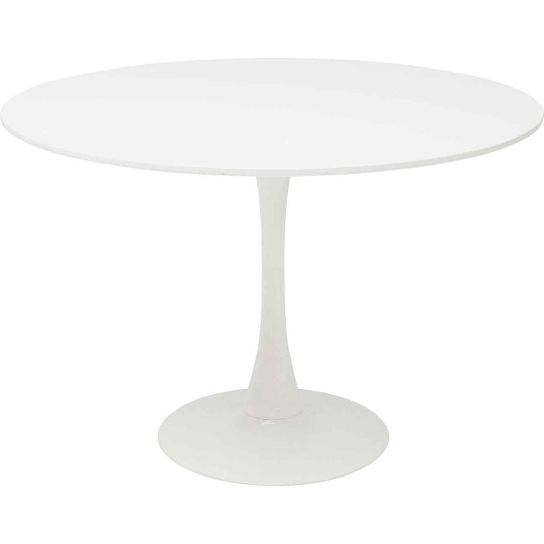 KARE DESIGN Schickeria spisebord rund hvid MDF og hvid stål Ø110