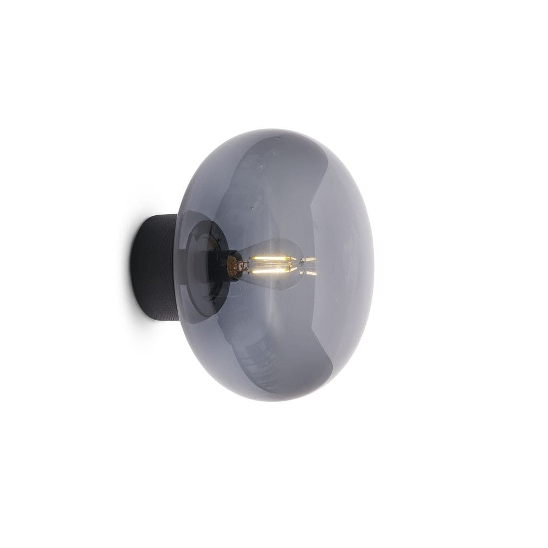 Karl-Johan Væglampe Smoke Glas New Works
