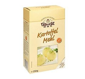 Detaljeret produktbillede af Kartoffelmel gl. fri Ø 250 g på tilbud