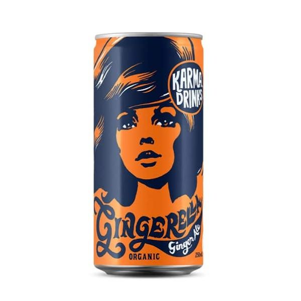 Produktbillede af Karma Drinks Økologisk Ginger Ale 25 Cl. på tilbud i premium kvalitet