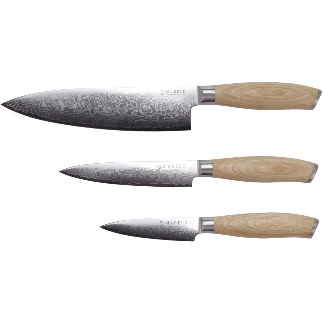 Mareld Mareld Akio knivsæt, 3 dele – produktbillede (Knivsæt)