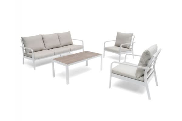 Kia Sofasæt - Hvid ❤ Kæmpe udvalg i Gozomo.dk ❤ Billig fragt og hurtig levering 2 - 5 hverdage - Varenummer: HML-DK3735 / Ean: '7319075801171 på lager - Udsalg på HAVESOFA- OG LOUNGEMØBLER > Havesofasæt Spar op til 55% - Over 1334 design mærker på udsalg
