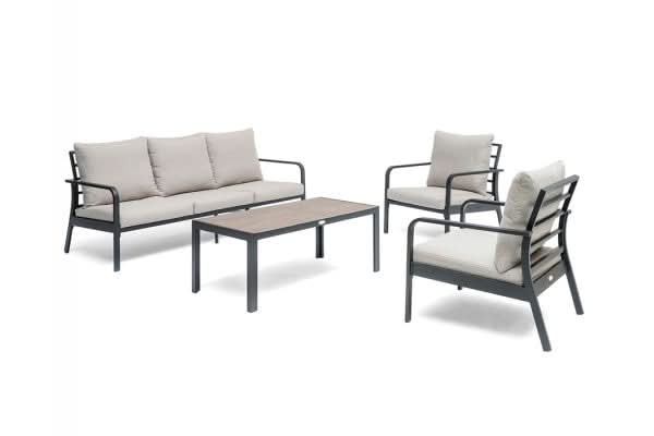 Kia Sofasæt - Sort ❤ Kæmpe udvalg i Gozomo.dk ❤ Billig fragt og hurtig levering 2 - 5 hverdage - Varenummer: HML-DK3736 / Ean: '7319075801188 på lager - Udsalg på HAVESOFA- OG LOUNGEMØBLER > Havesofasæt Spar op til 54% - Over 1334 design mærker på udsalg