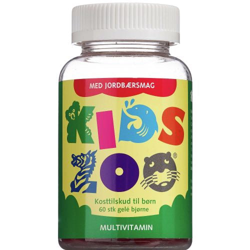 Produktbillede af Kids Zoo Multivitamin Jordbærsmag 60 stk. på tilbud