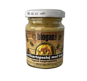 Produktbillede af Biogan Kikærtepostej m. tang Ø 125g. på tilbud