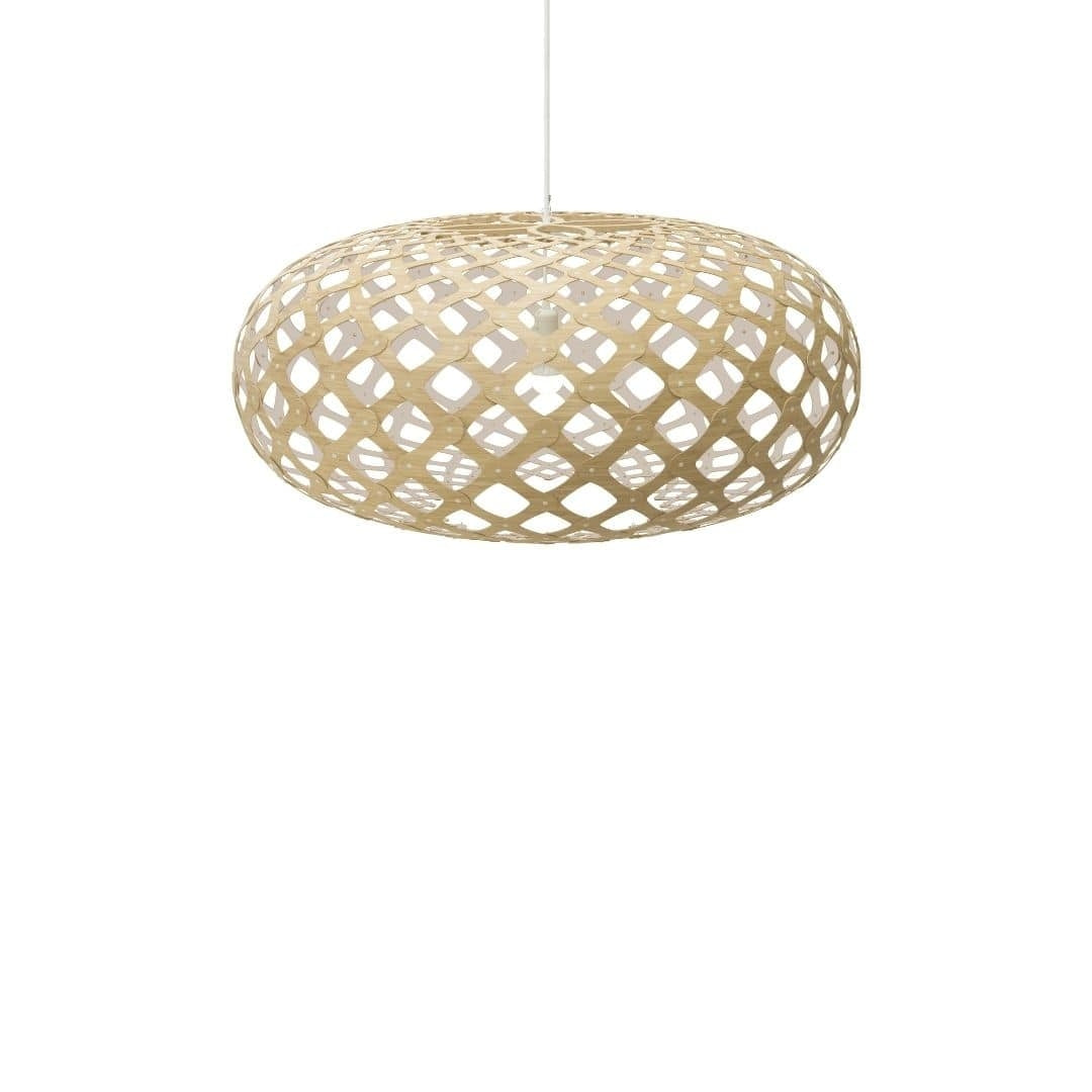 Produktbillede af Kina Ø100 Pendel Bamboo / Hvid David Trubridge i premium kvalitet