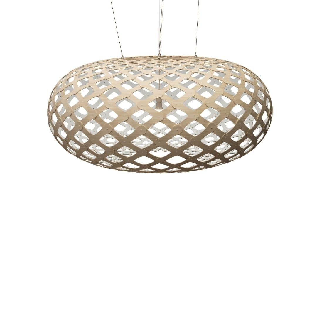 Produktbillede af Kina Ø140 Pendel Bamboo / Hvid David Trubridge i premium kvalitet