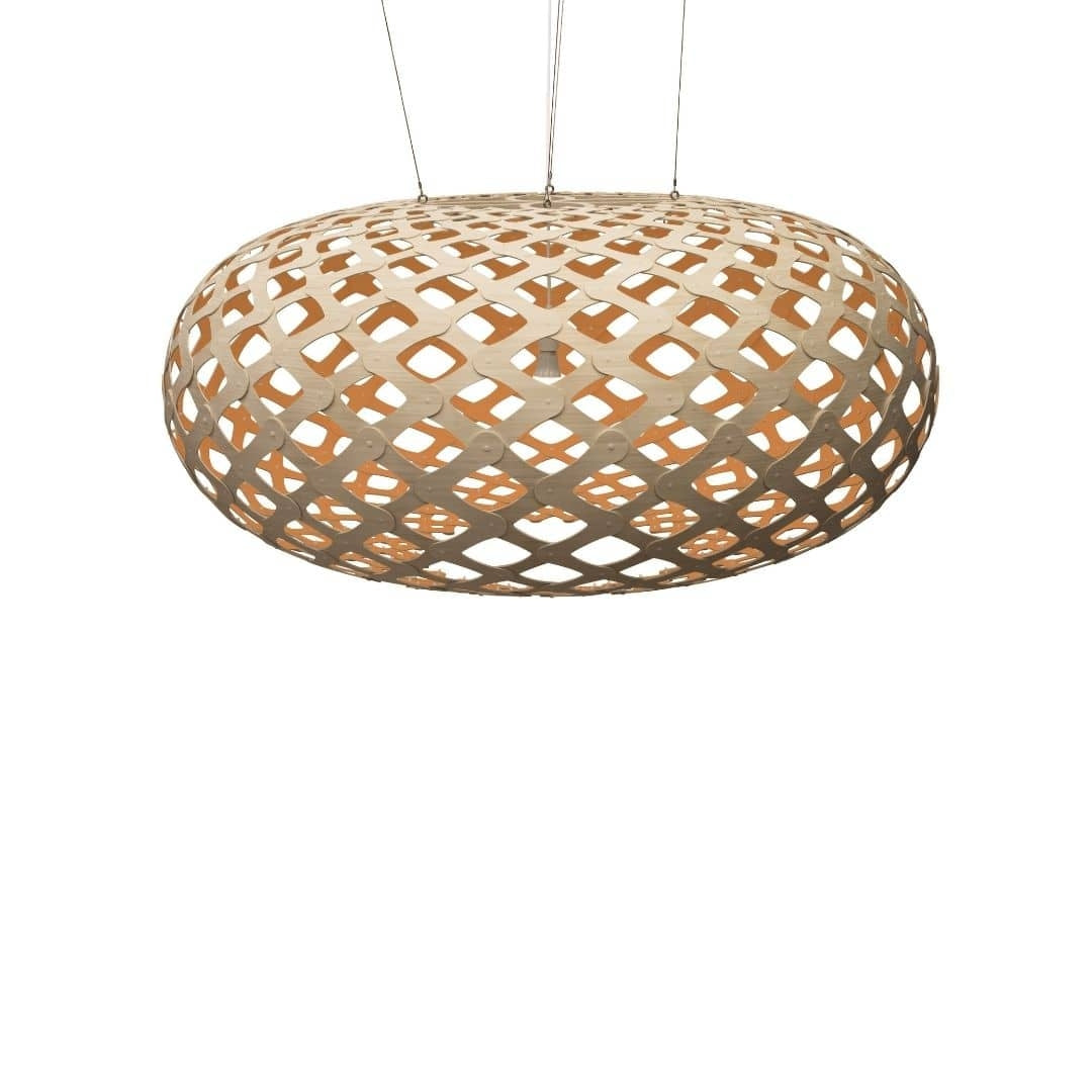 Produktbillede af Kina Ø140 Pendel Bamboo / Orange David Trubridge i premium kvalitet