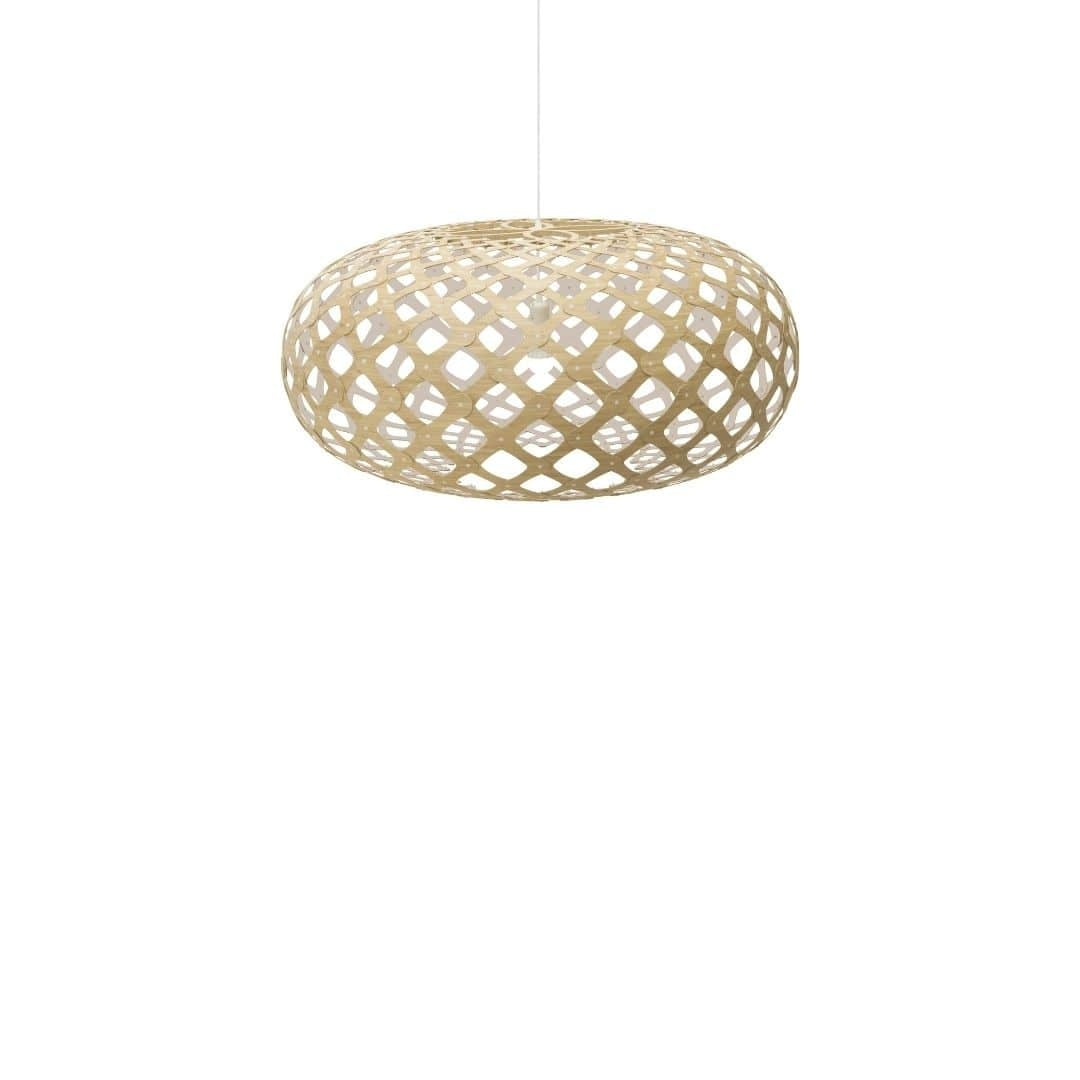 Produktbillede af Kina Ø80 Pendel Bamboo / Hvid David Trubridge i premium kvalitet
