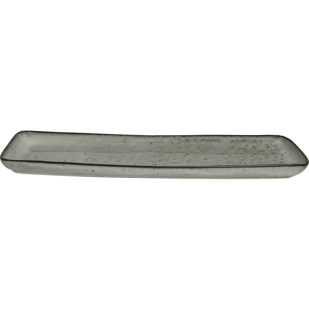 Broste Broste Nordic Sea firkantet fad i stentøj – close-up (Fad)