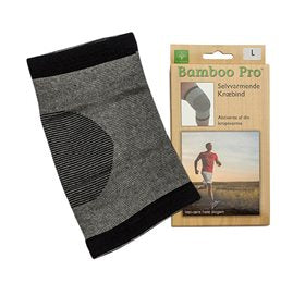 Produktbillede af Bamboo Knæbind Str. L 43-46cm selvvarmende på tilbud