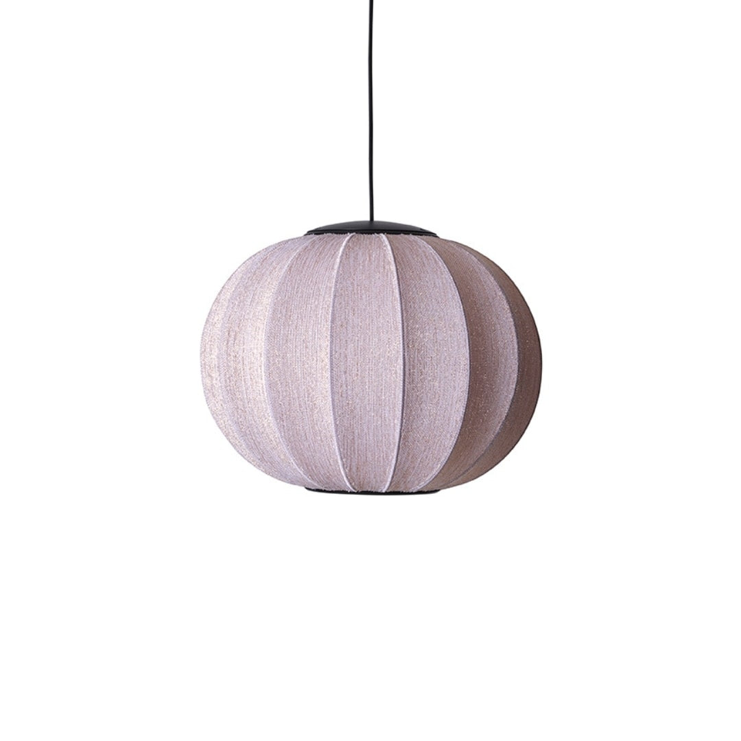 Knit-Wit 45 LED Round Pendel Anniversary Glitter Gold Made By Hand