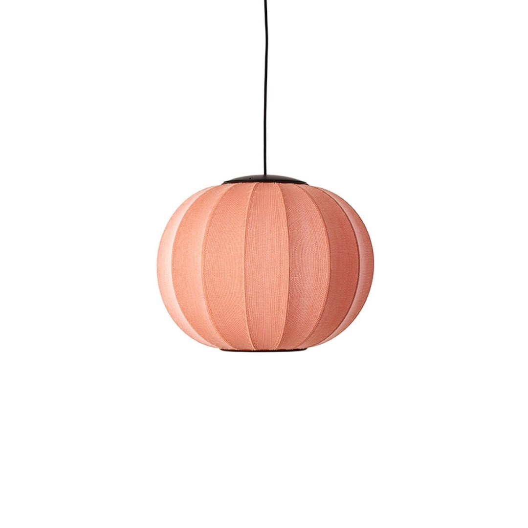 Knit-Wit 45 LED Round Pendel Coral Made By Hand