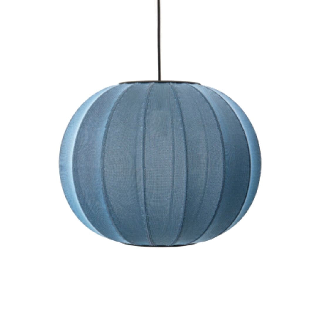 Produktbillede af Knit-Wit 45 Oval Pendel Blue Stone Made by Hand i premium kvalitet