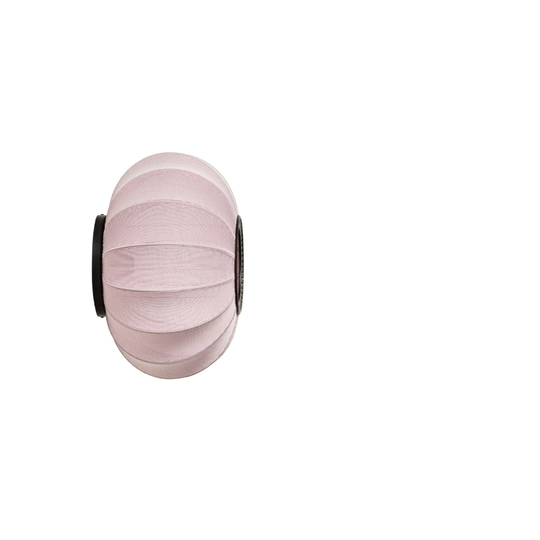 Produktbillede af Knit-Wit 45 Oval Væg- og Loftlampe Light Pink Made by Hand i premium kvalitet