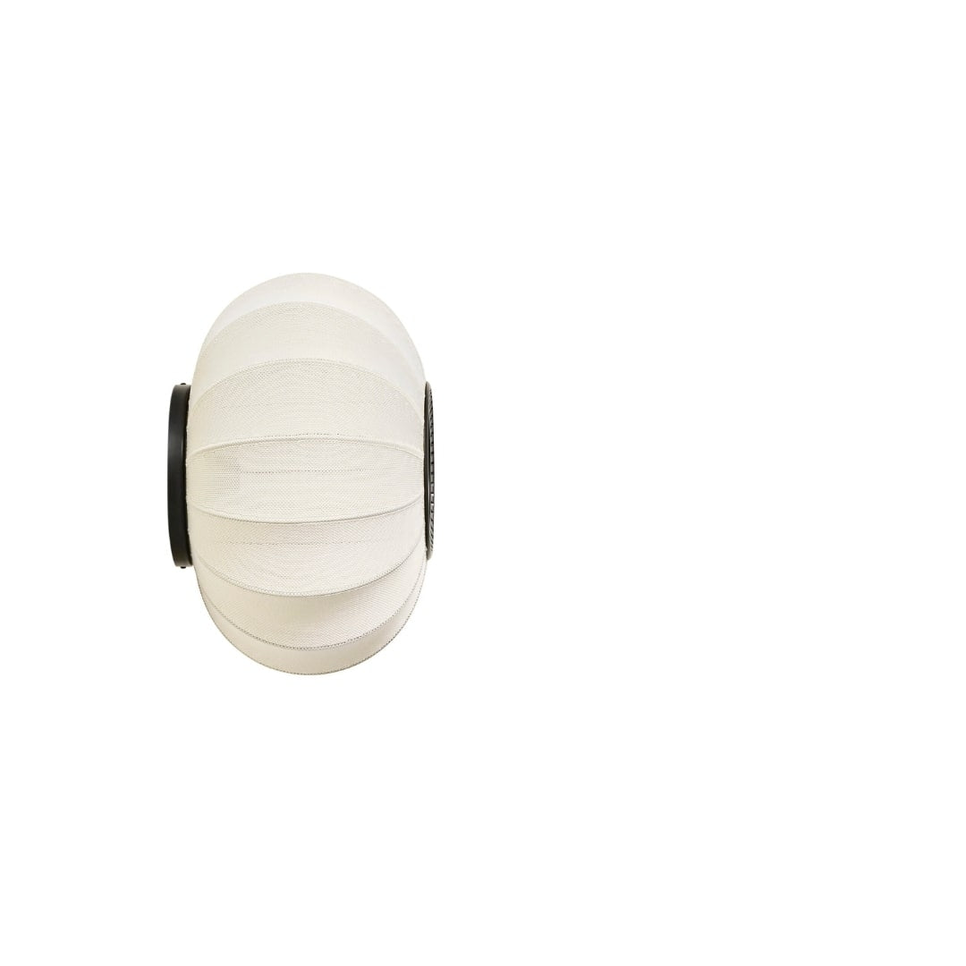 Produktbillede af Knit-Wit 45 Oval Væg- og Loftlampe Perle Hvid Made by Hand i premium kvalitet