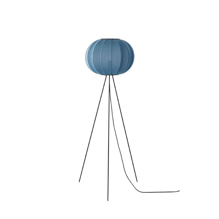 Knit-Wit 45 Round Gulvlampe High Blå Made by Hand