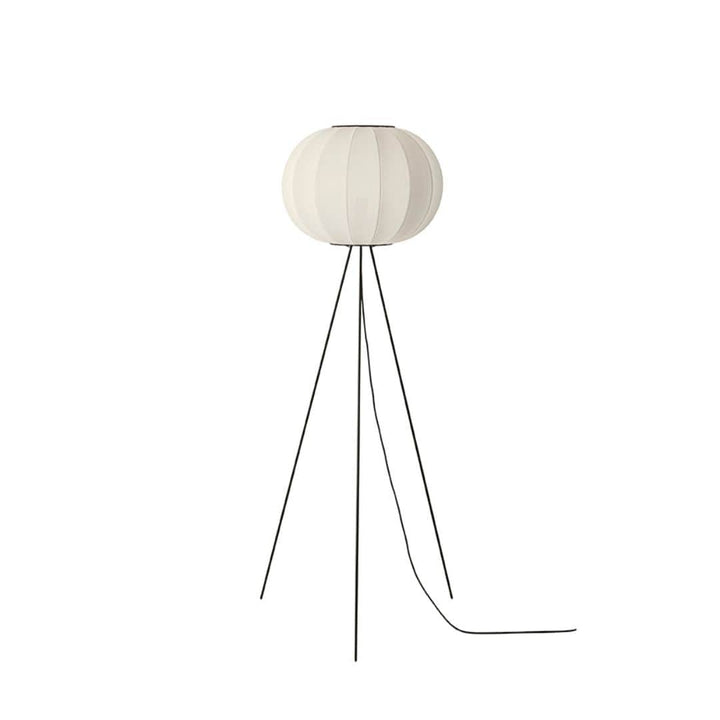 Knit-Wit 45 Round Gulvlampe High Hvid Made by Hand