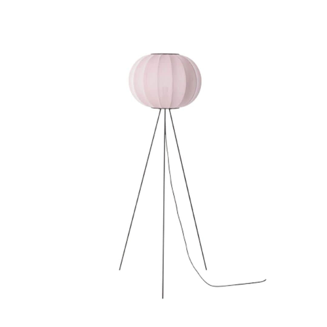 Produktbillede af Knit-Wit 45 Round Gulvlampe High Light Pink Made by Hand i premium kvalitet