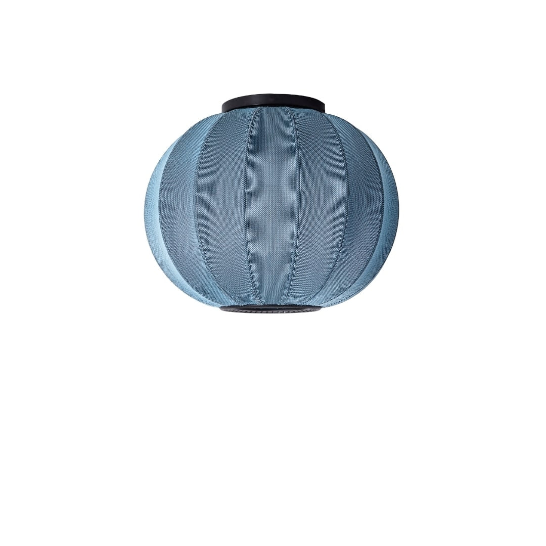Produktbillede af Knit-Wit 45 Rund Loftlampe Blue Stone Made by Hand i premium kvalitet