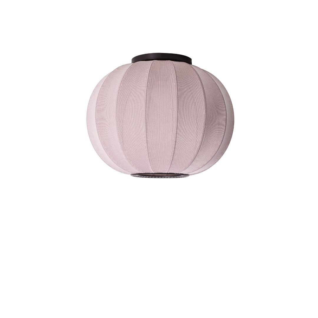 Produktbillede af Knit-Wit 45 Rund Loftlampe Light Pink Made by Hand i premium kvalitet