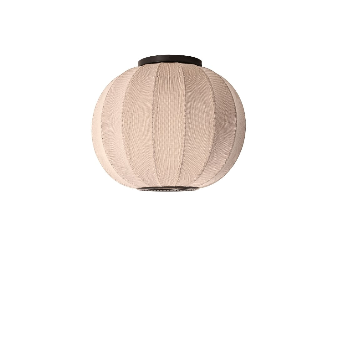 Produktbillede af Knit-Wit 45 Rund Loftlampe Sand Stone Made by Hand i premium kvalitet