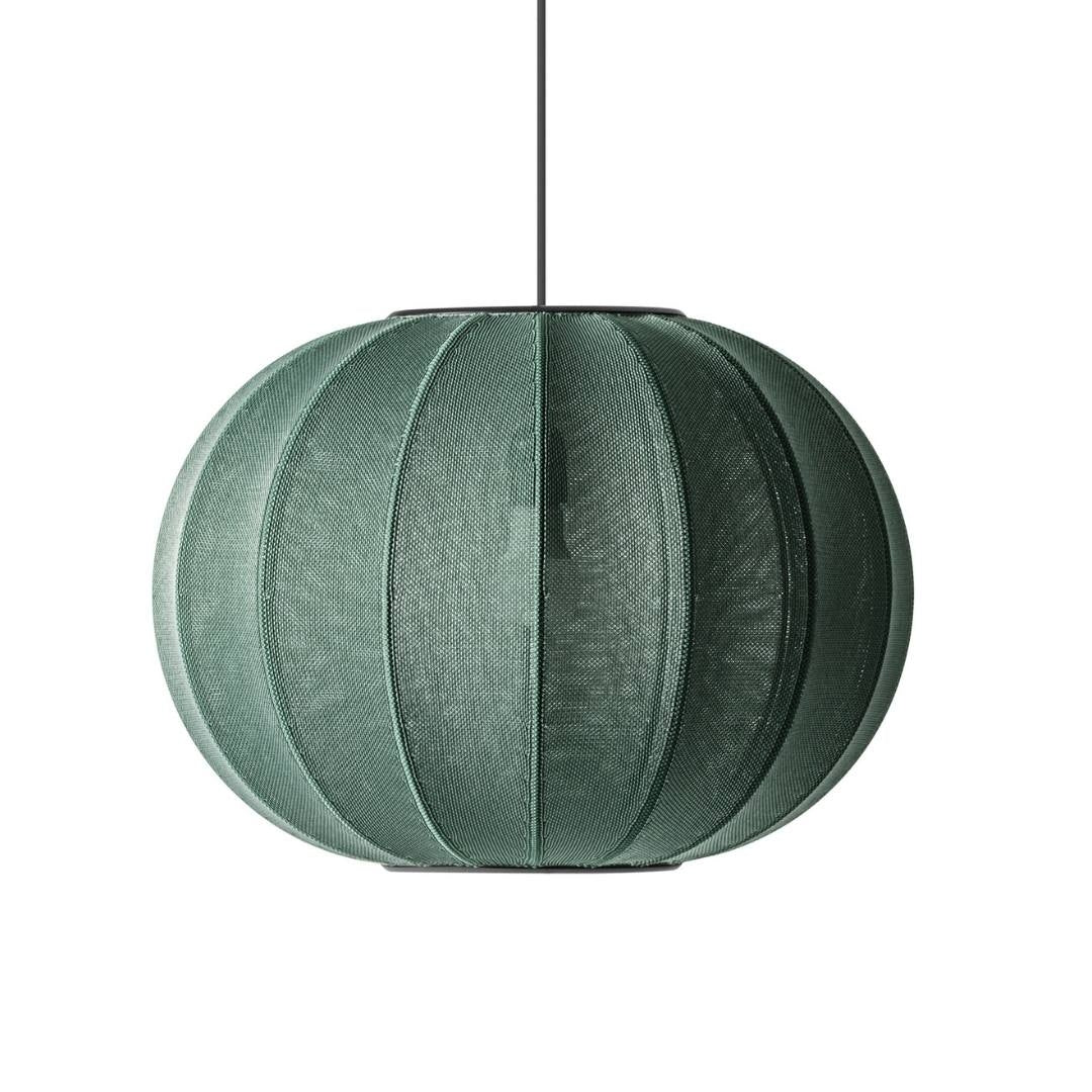 Produktbillede af Knit-Wit 45 Round Pendel Tweed Green Made by Hand i premium kvalitet