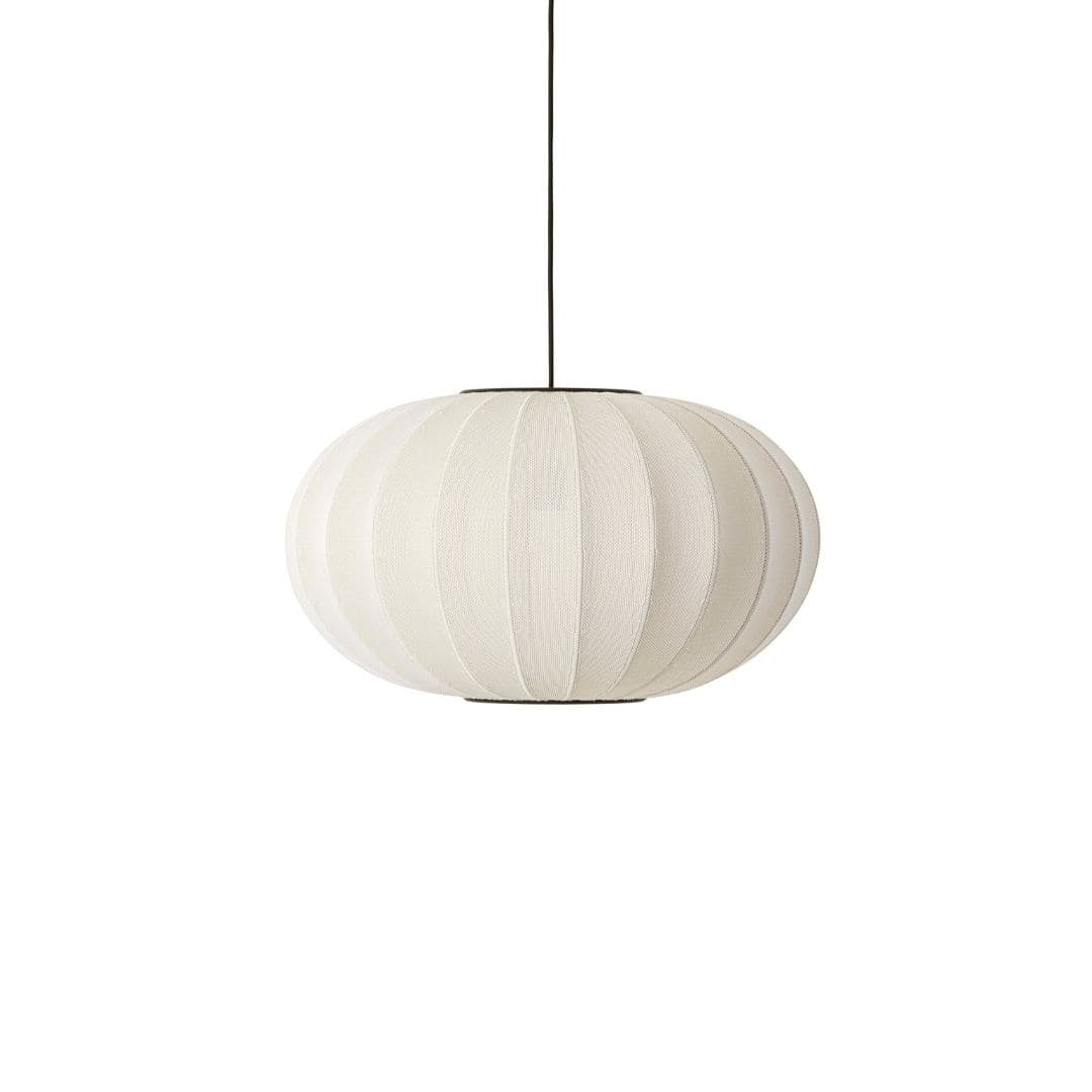 Produktbillede af Knit-Wit 57 Oval Pendel Pearl White Made by Hand i premium kvalitet