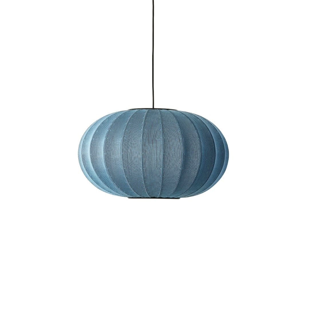 Produktbillede af Knit-Wit 57 Oval Pendel Blue Stone Made by Hand i premium kvalitet