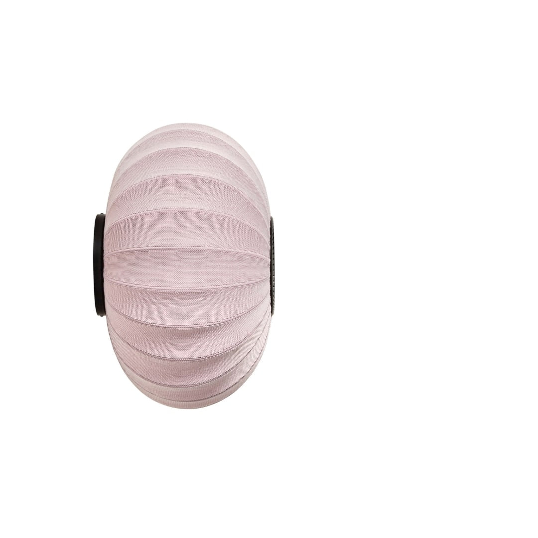 Produktbillede af Knit-Wit 57 Oval Væg- og Loftlampe Light Pink Made by Hand i premium kvalitet