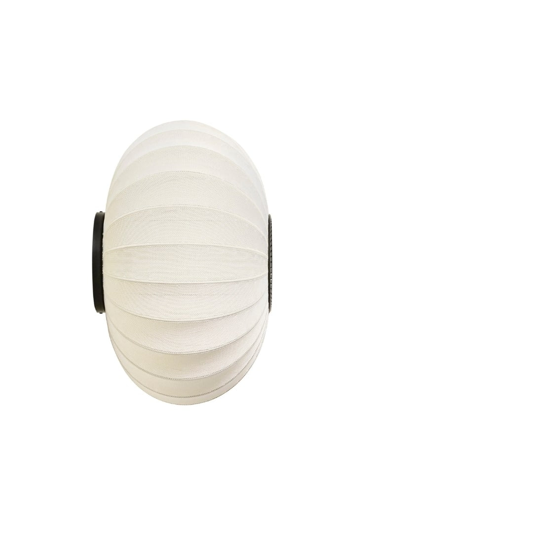 Produktbillede af Knit-Wit 57 Oval Væg- og Loftlampe Perle Hvid Made by Hand i premium kvalitet