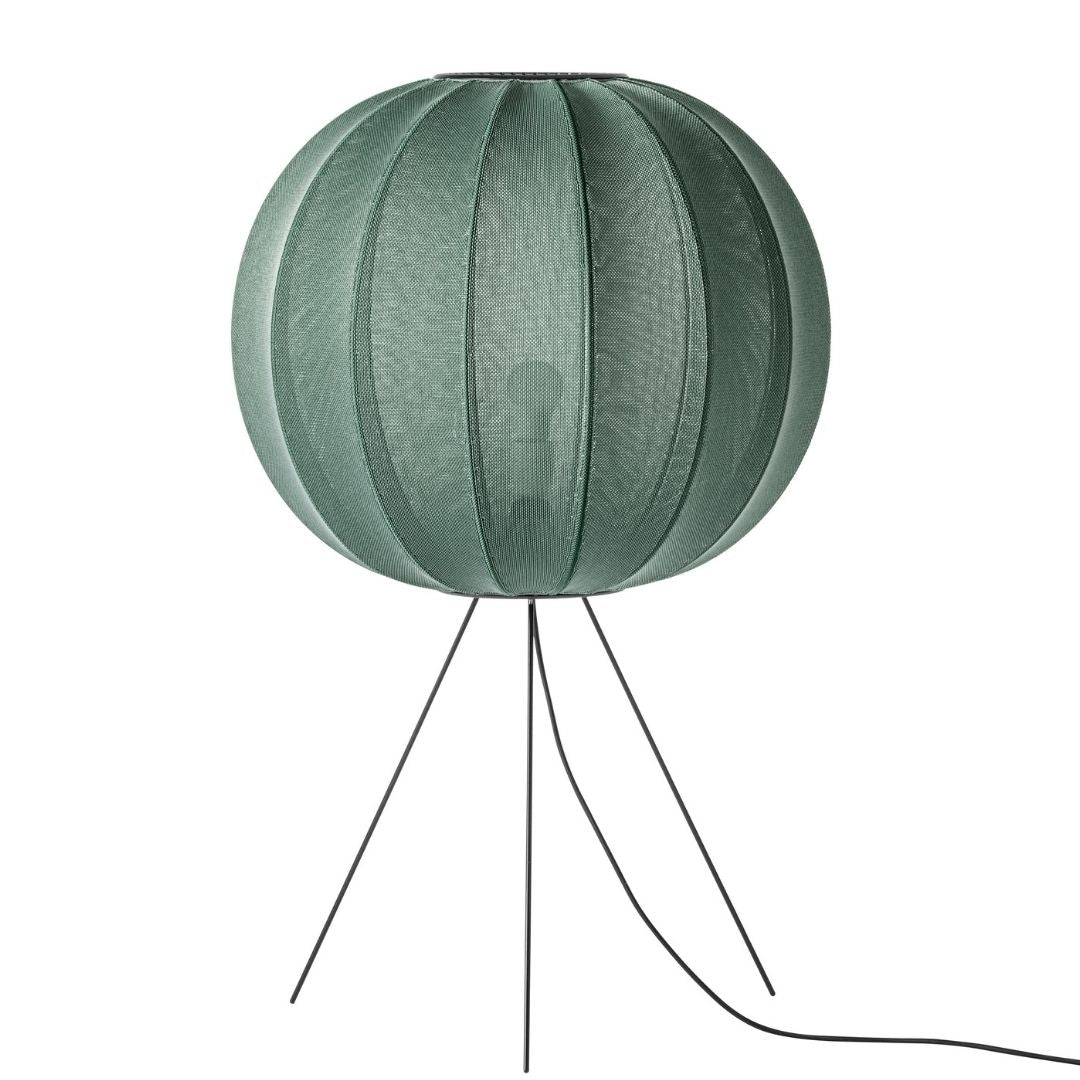 Produktbillede af Knit-Wit 60 Round Gulvlampe Medium Tweed Green Made by Hand i premium kvalitet