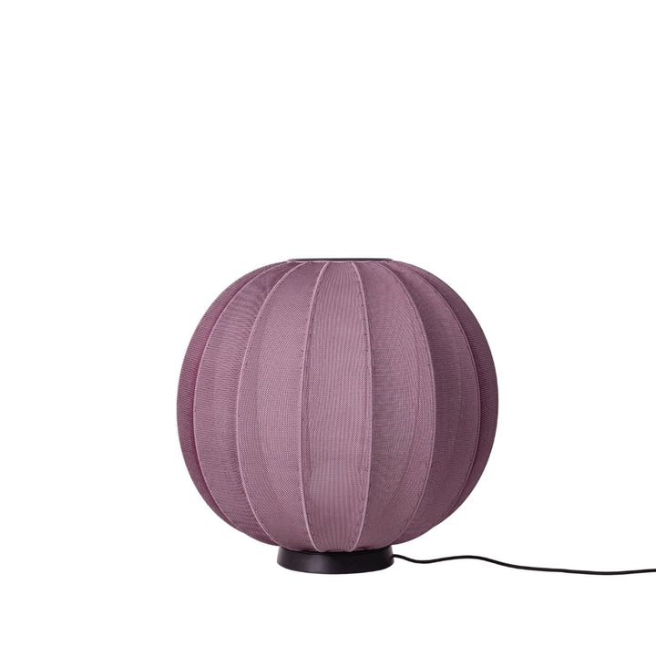 Knit-Wit 60 Round Gulvlampe Burgundy Made by Hand