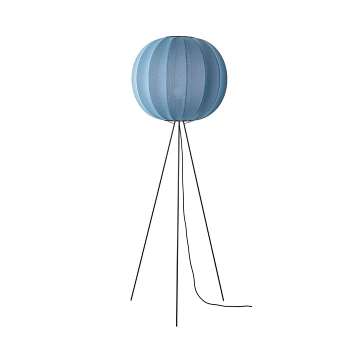 Knit-Wit 60 Round Gulvlampe High Blå Made by Hand