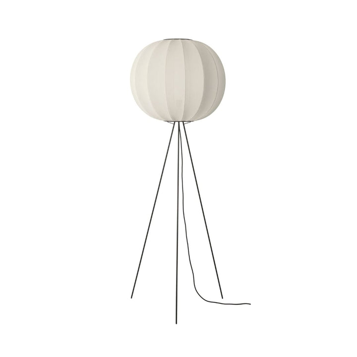 Knit-Wit 60 Round Gulvlampe High Hvid Made by Hand