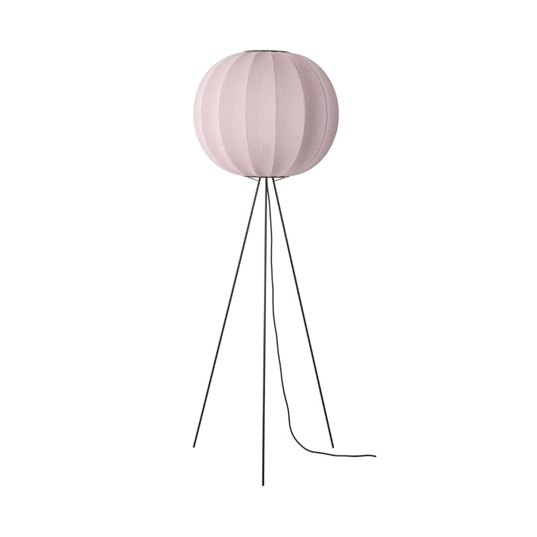 Knit-Wit 60 Round Gulvlampe High Light Pink Made by Hand