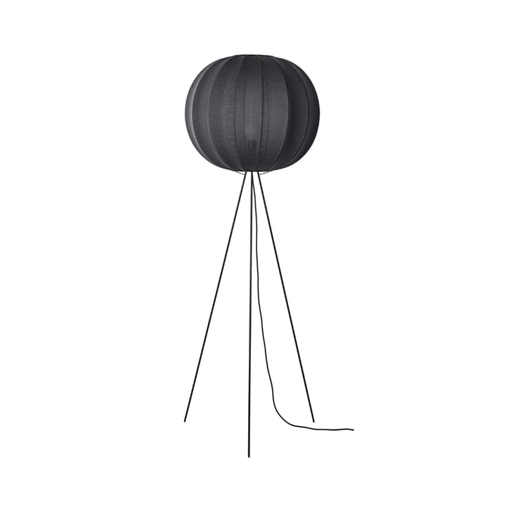 Knit-Wit 60 Round Gulvlampe High Sort Made by Hand