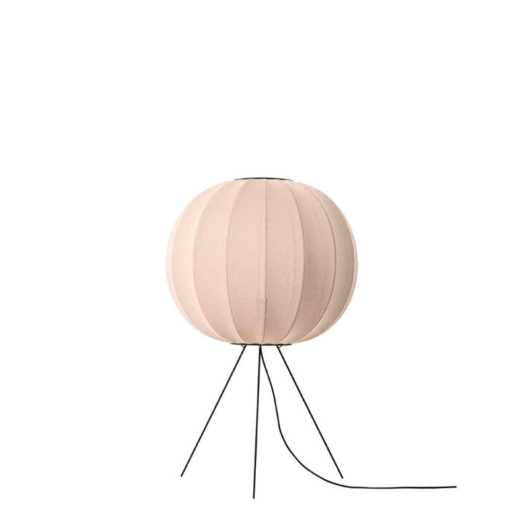 Produktbillede af Knit-Wit 60 Round Gulvlampe Medium Sand Stone Made by Hand i premium kvalitet