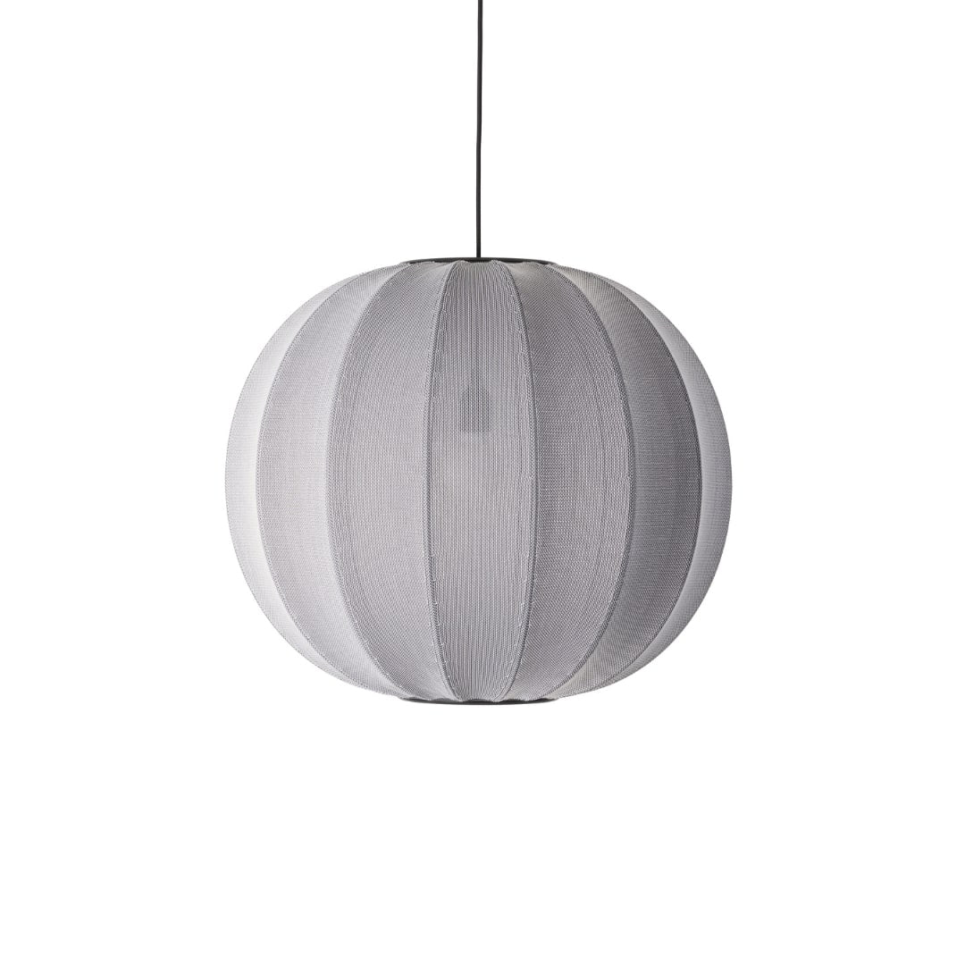 Produktbillede af Knit-Wit 60 Round Pendel Silver Made by Hand i premium kvalitet