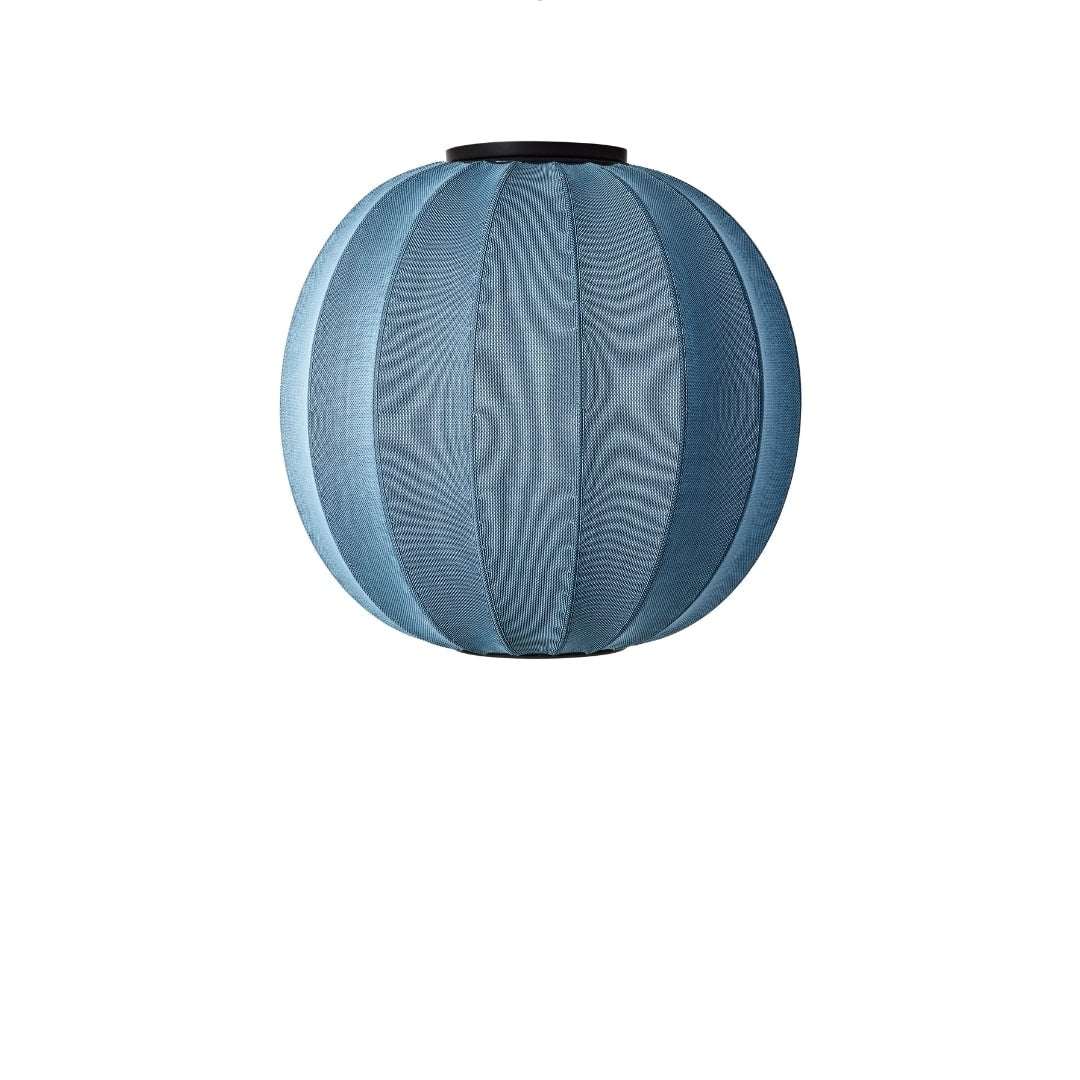 Produktbillede af Knit-Wit 60 Rund Loftlampe Blue Stone Made by Hand i premium kvalitet