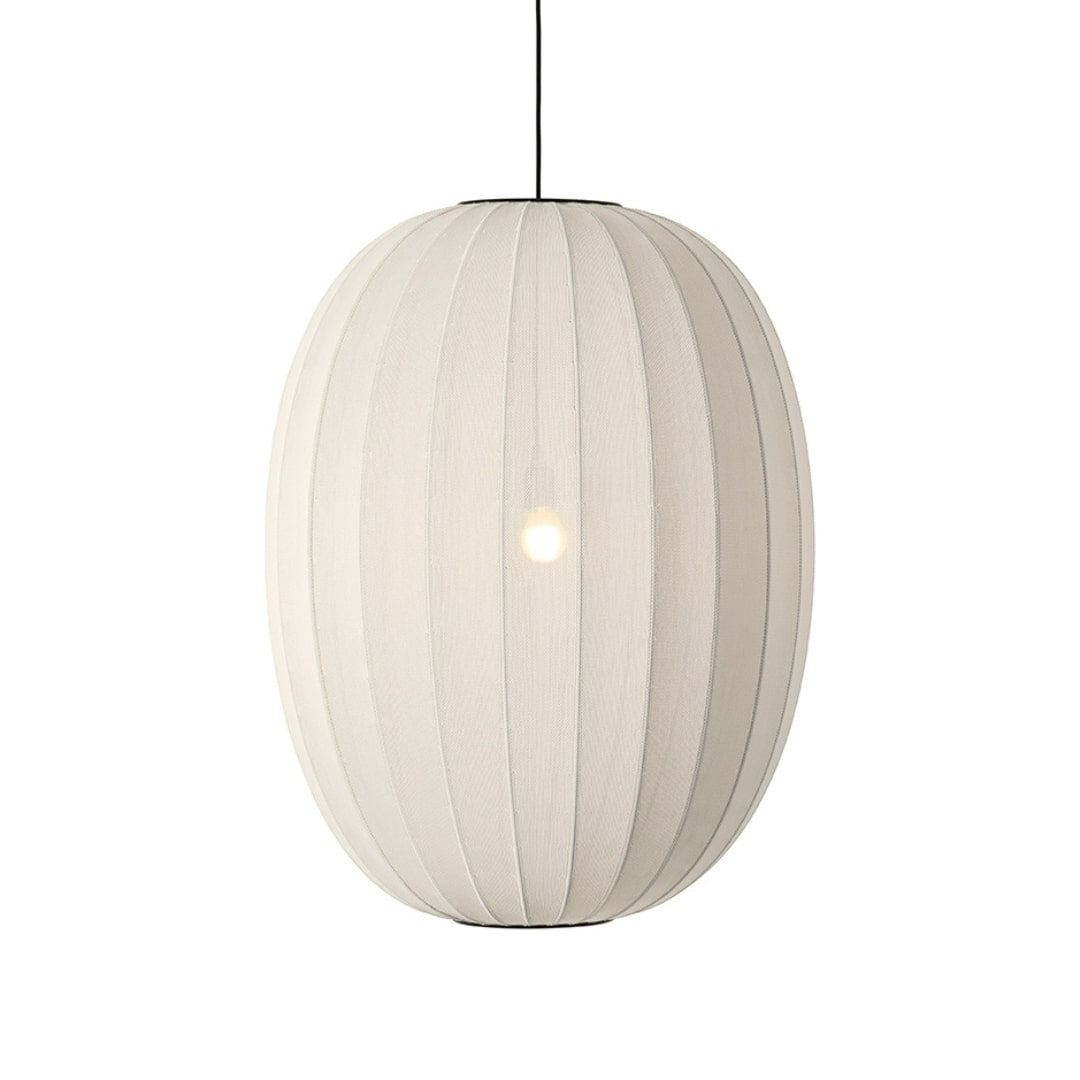 Produktbillede af Knit-Wit 65 Høj Loftlampe Pearl White Made by Hand i premium kvalitet